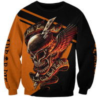 Wings Skull Sweatshirt Kill Them All - Wonder Print Shop