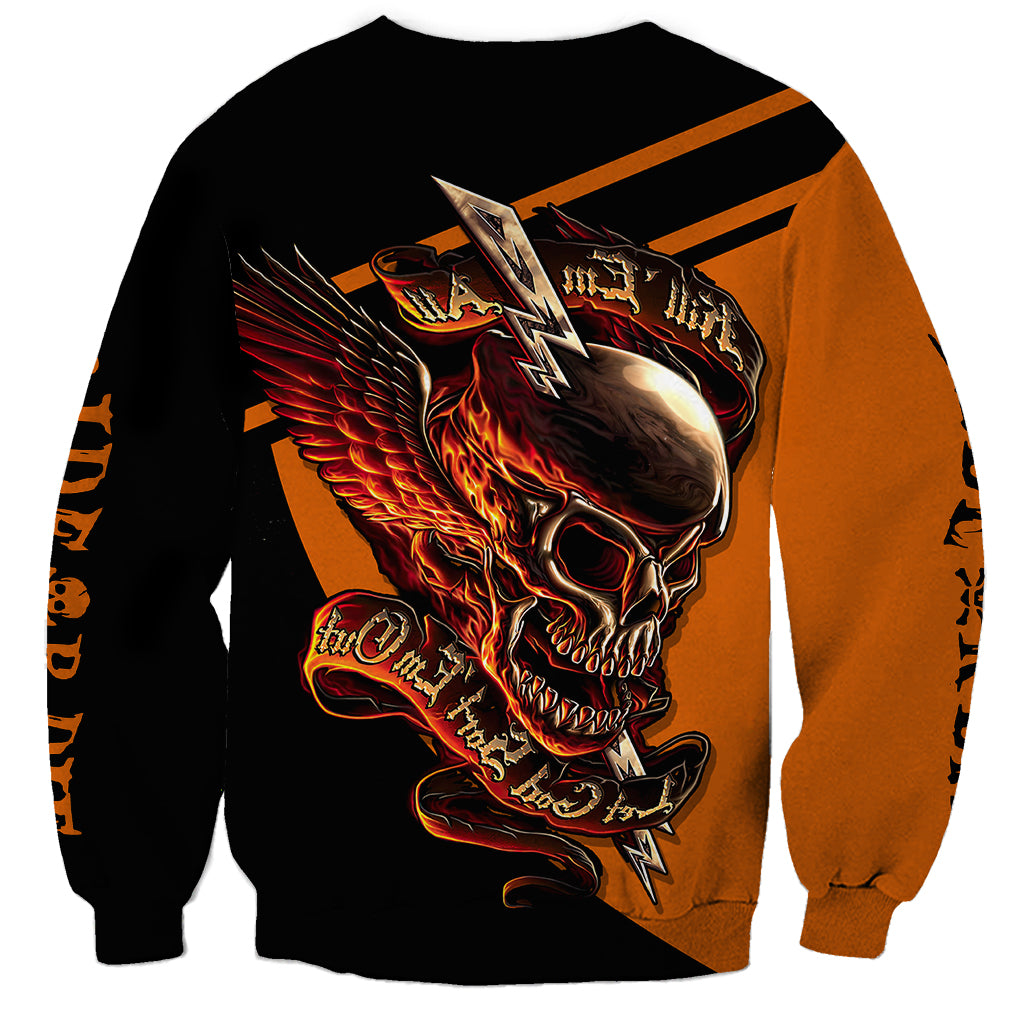 Wings Skull Sweatshirt Kill Them All - Wonder Print Shop
