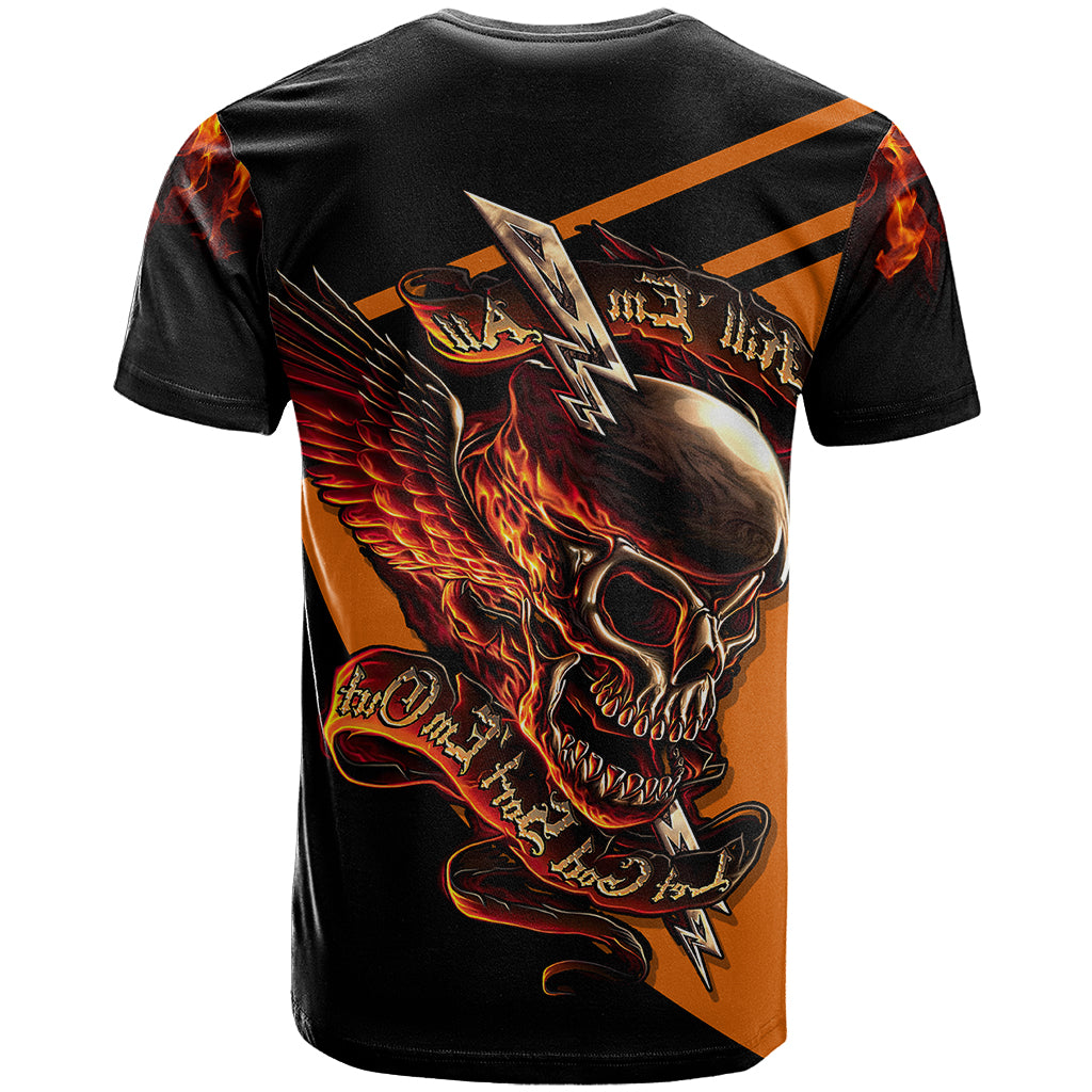 Wings Skull T Shirt Kill Them All - Wonder Print Shop