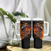 Wings Skull Tumbler With Handle Kill Them All - Wonder Print Shop