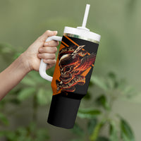 Wings Skull Tumbler With Handle Kill Them All - Wonder Print Shop