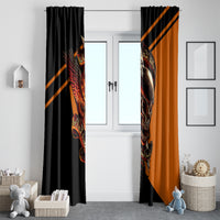 Wings Skull Window Curtain Kill Them All - Wonder Print Shop