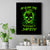 Flame Skull Canvas Wall Art My Alone TIme Is For Everyone Safe - Wonder Print Shop
