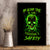 Flame Skull Canvas Wall Art My Alone TIme Is For Everyone Safe - Wonder Print Shop