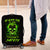 Flame Skull Luggage Cover My Alone TIme Is For Everyone Safe - Wonder Print Shop