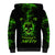 Flame Skull Sherpa Hoodie My Alone TIme Is For Everyone Safe - Wonder Print Shop