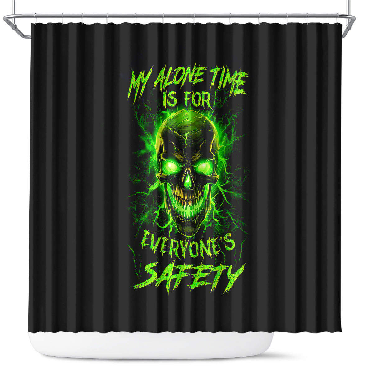 flame-skull-shower-curtain-my-alone-time-is-for-everyone-safe