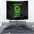 Flame Skull Tapestry My Alone TIme Is For Everyone Safe - Wonder Print Shop