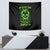 Flame Skull Tapestry My Alone TIme Is For Everyone Safe - Wonder Print Shop
