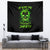 Flame Skull Tapestry My Alone TIme Is For Everyone Safe - Wonder Print Shop