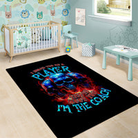 American Skull Area Rug Nice To Meet You Im The Coach - Wonder Print Shop