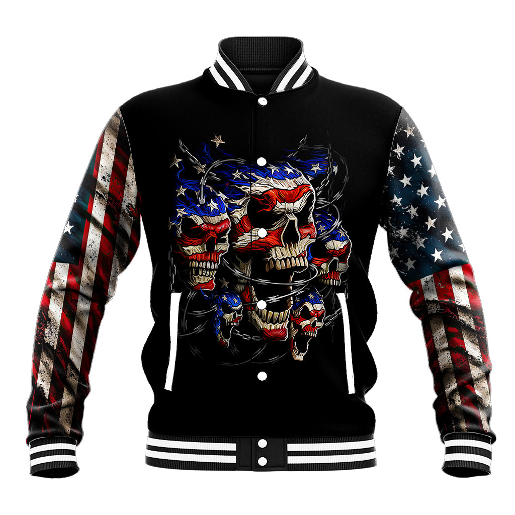American Skull Baseball Jacket Nice To Meet You Im The Coach - Wonder Print Shop