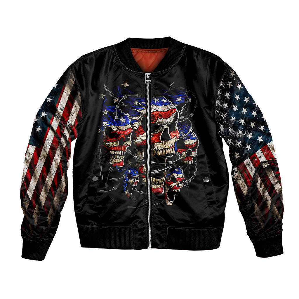 American Skull Bomber Jacket Nice To Meet You Im The Coach - Wonder Print Shop