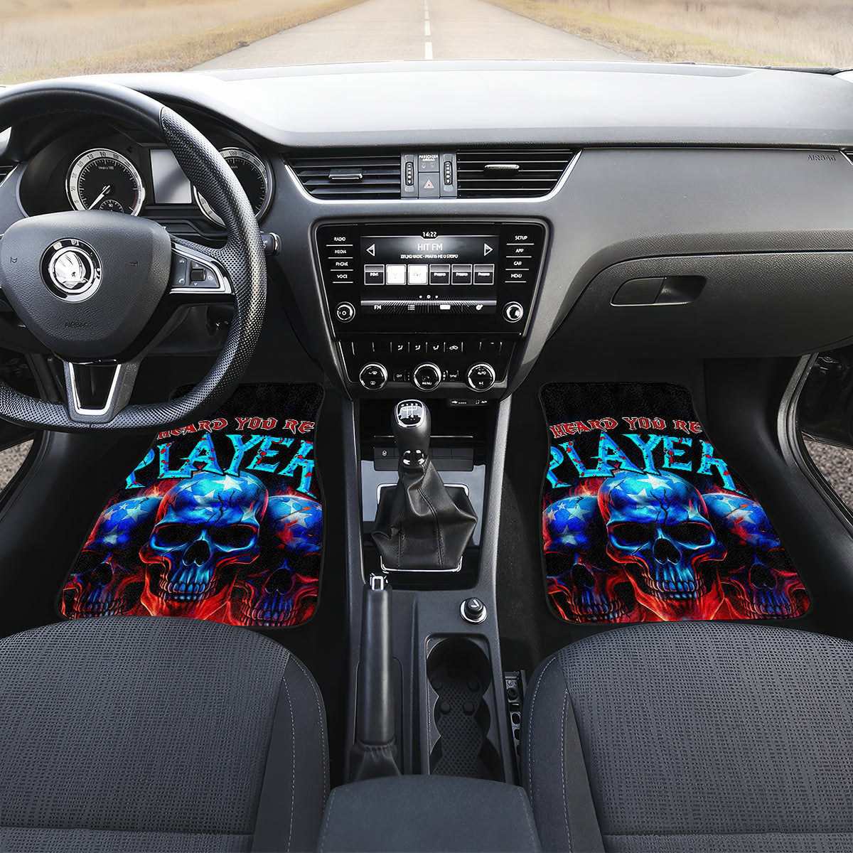 American Skull Car Mats Nice To Meet You Im The Coach - Wonder Print Shop