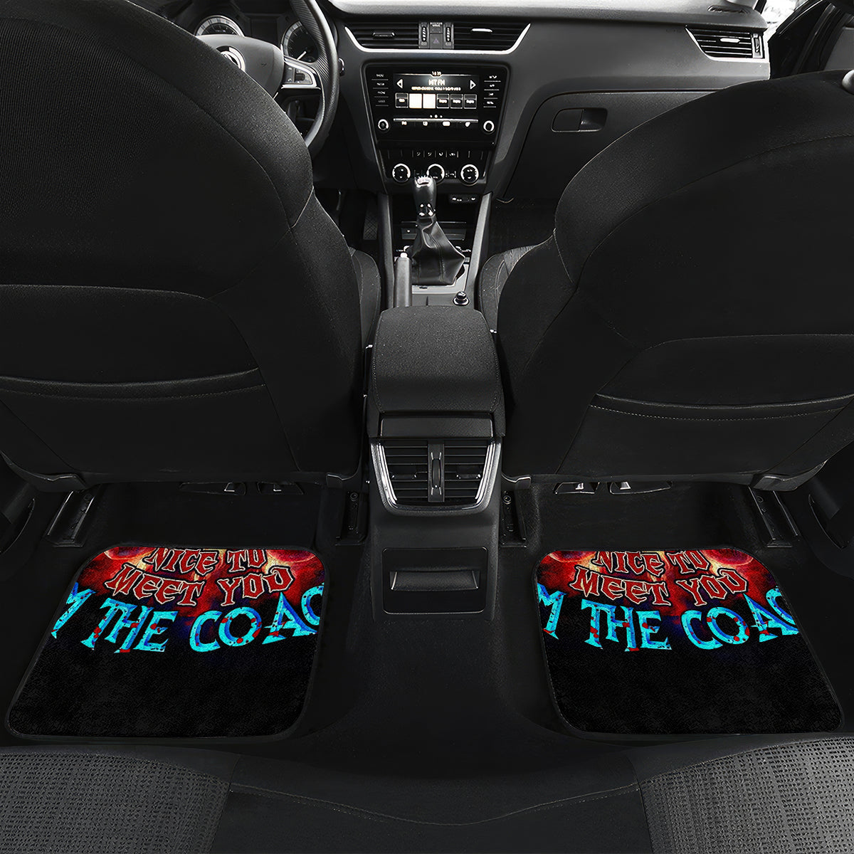 American Skull Car Mats Nice To Meet You Im The Coach - Wonder Print Shop