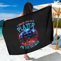 American Skull Sarong Nice To Meet You Im The Coach - Wonder Print Shop