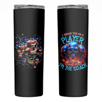 American Skull Skinny Tumbler Nice To Meet You Im The Coach - Wonder Print Shop