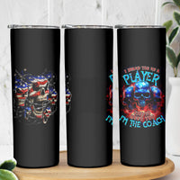American Skull Skinny Tumbler Nice To Meet You Im The Coach - Wonder Print Shop