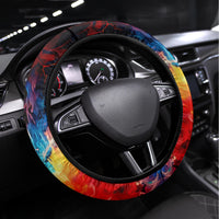 American Skull Steering Wheel Cover Nice To Meet You Im The Coach - Wonder Print Shop
