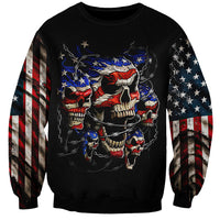 American Skull Sweatshirt Nice To Meet You Im The Coach - Wonder Print Shop