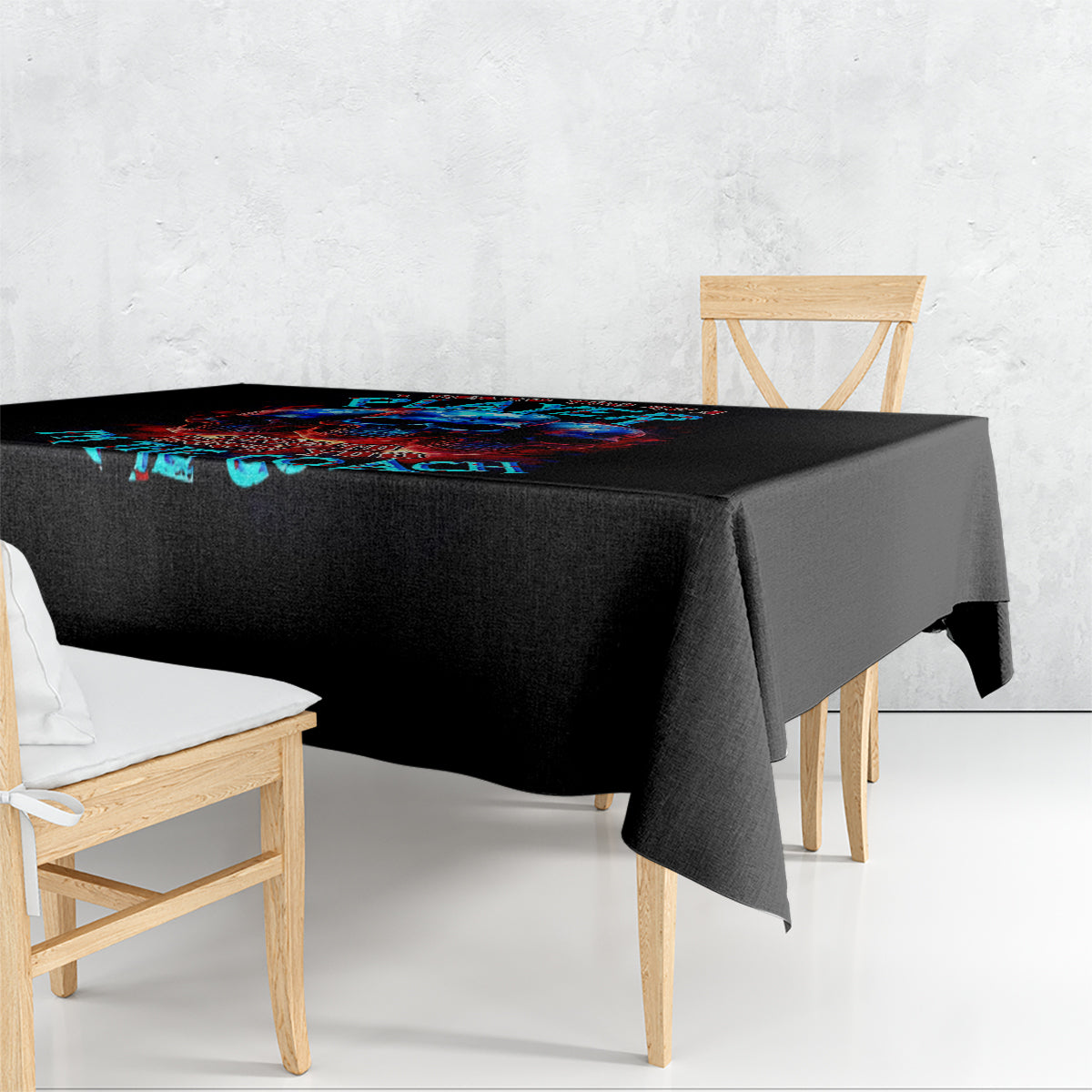 American Skull Tablecloth Nice To Meet You Im The Coach - Wonder Print Shop