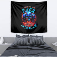 American Skull Tapestry Nice To Meet You Im The Coach - Wonder Print Shop