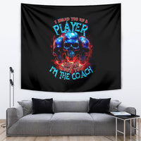 American Skull Tapestry Nice To Meet You Im The Coach - Wonder Print Shop