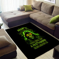 Thunder Skull Area Rug Satan Still Has A Restrainning Order Against Me - Wonder Print Shop
