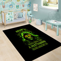 Thunder Skull Area Rug Satan Still Has A Restrainning Order Against Me - Wonder Print Shop
