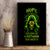 Thunder Skull Canvas Wall Art Satan Still Has A Restrainning Order Against Me - Wonder Print Shop