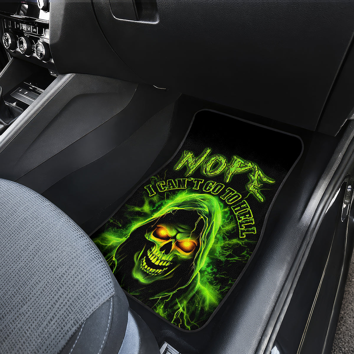 Thunder Skull Car Mats Satan Still Has A Restrainning Order Against Me - Wonder Print Shop