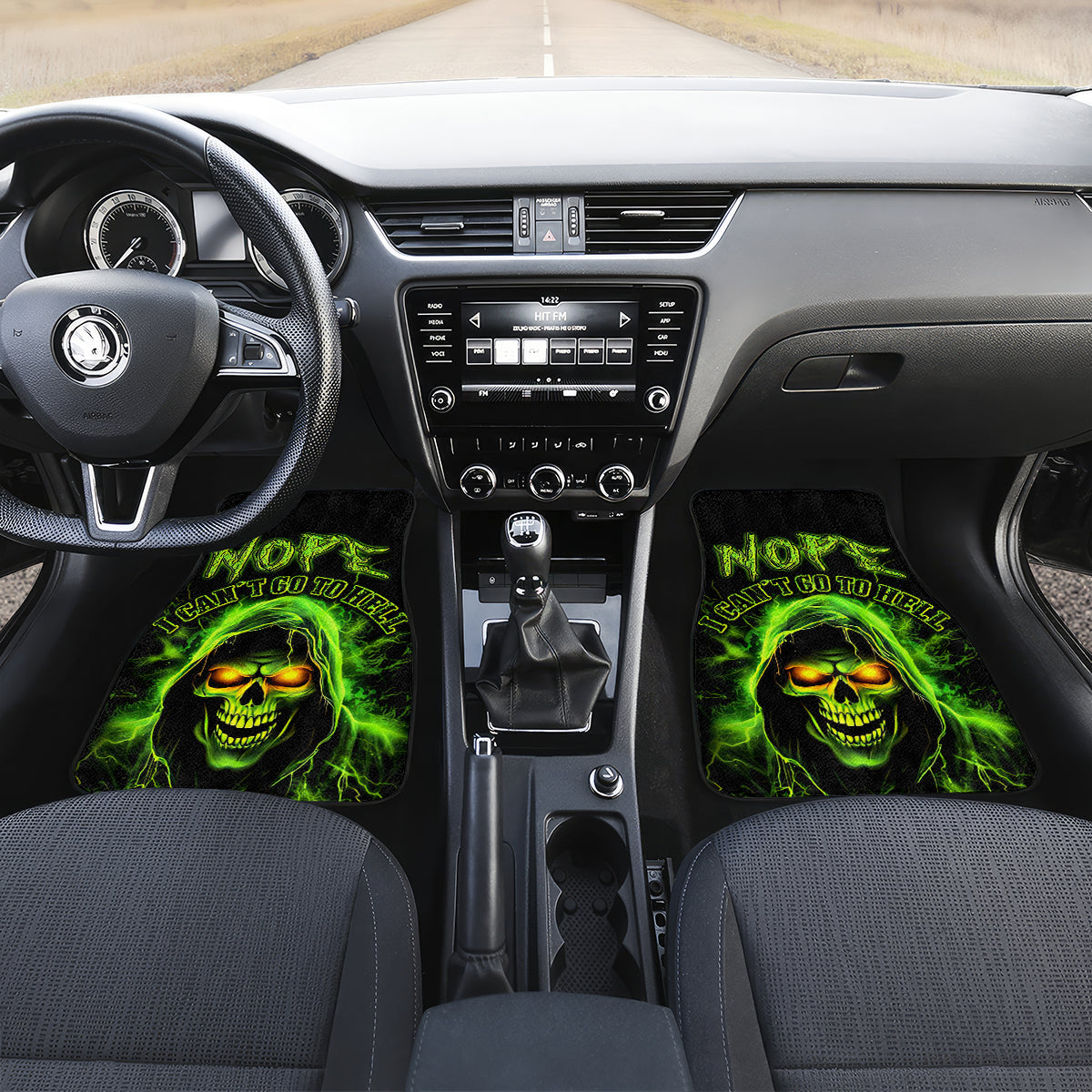 Thunder Skull Car Mats Satan Still Has A Restrainning Order Against Me - Wonder Print Shop