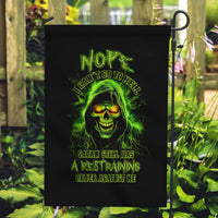 Thunder Skull Garden Flag Satan Still Has A Restrainning Order Against Me - Wonder Print Shop