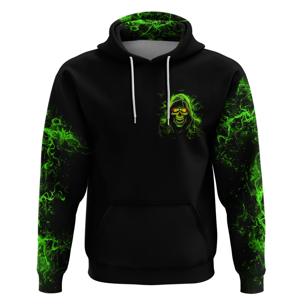 Thunder Skull Hoodie Satan Still Has A Restrainning Order Against Me - Wonder Print Shop