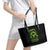 Thunder Skull Leather Tote Bag Satan Still Has A Restrainning Order Against Me - Wonder Print Shop
