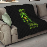 Thunder Skull Quilt Satan Still Has A Restrainning Order Against Me - Wonder Print Shop