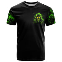 Thunder Skull T Shirt Satan Still Has A Restrainning Order Against Me - Wonder Print Shop