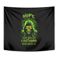 Thunder Skull Tapestry Satan Still Has A Restrainning Order Against Me - Wonder Print Shop
