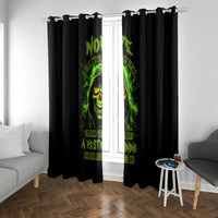 Thunder Skull Window Curtain Satan Still Has A Restrainning Order Against Me - Wonder Print Shop