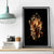 Fire Skull Canvas Wall Art Flame SKull Ride Or Die - Wonder Print Shop
