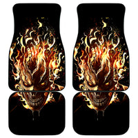 Fire Skull Car Mats Flame SKull Ride Or Die - Wonder Print Shop