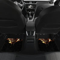 Fire Skull Car Mats Flame SKull Ride Or Die - Wonder Print Shop
