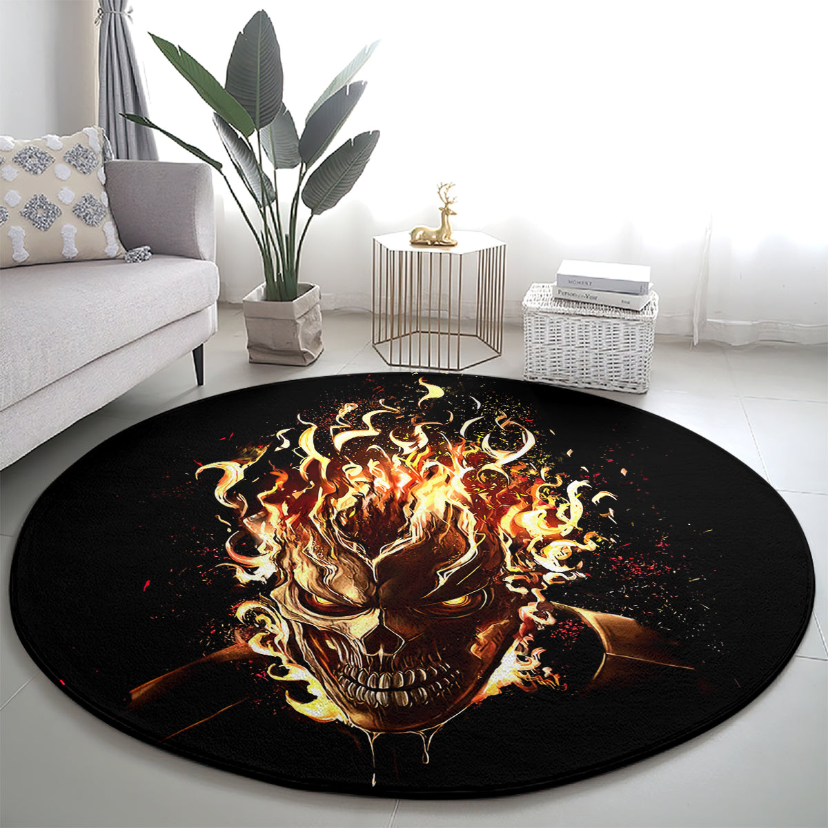 fire-skull-round-carpet-flame-skull-ride-or-die