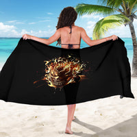 Fire Skull Sarong Flame SKull Ride Or Die - Wonder Print Shop