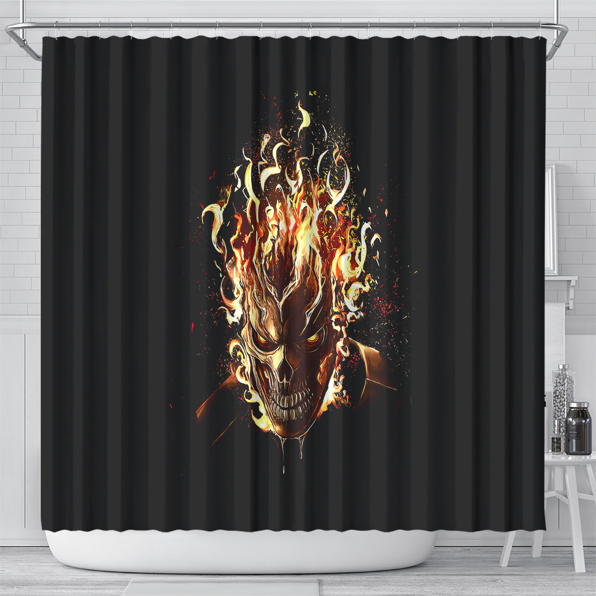 fire-skull-shower-curtain-flame-skull-ride-or-die