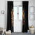 Fire Skull Window Curtain Flame SKull Ride Or Die - Wonder Print Shop