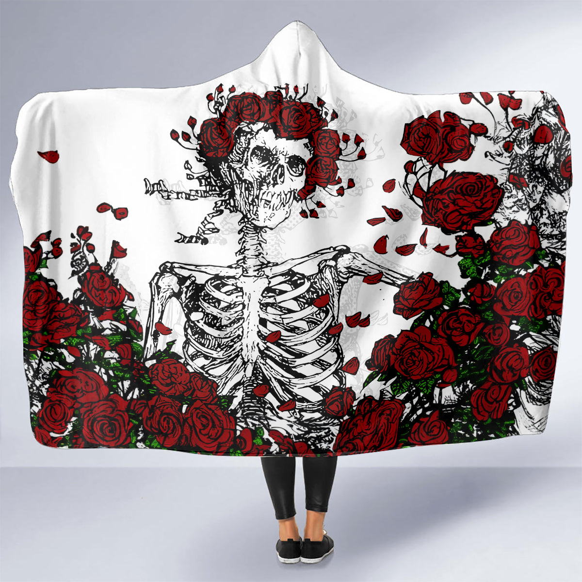 rose-skull-hooded-blanket-rose-skull-day-of-the-dead