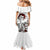 Rose Skull Mermaid Dress Rose Skull Day Of The Dead - Wonder Print Shop