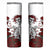 Rose Skull Skinny Tumbler Rose Skull Day Of The Dead - Wonder Print Shop