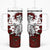 Rose Skull Tumbler With Handle Rose Skull Day Of The Dead - Wonder Print Shop